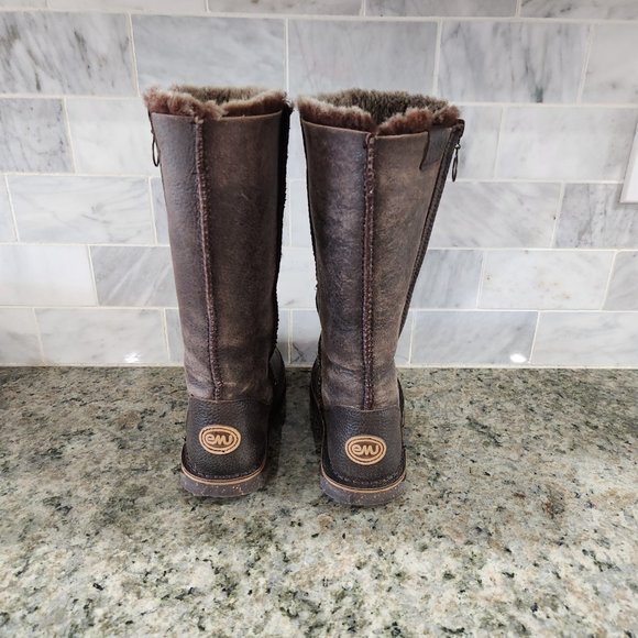 EMU Rare Ashby Australian Sheepskin Boots Chocolate Brown Size 6 W10546 - Picture 9 of 14